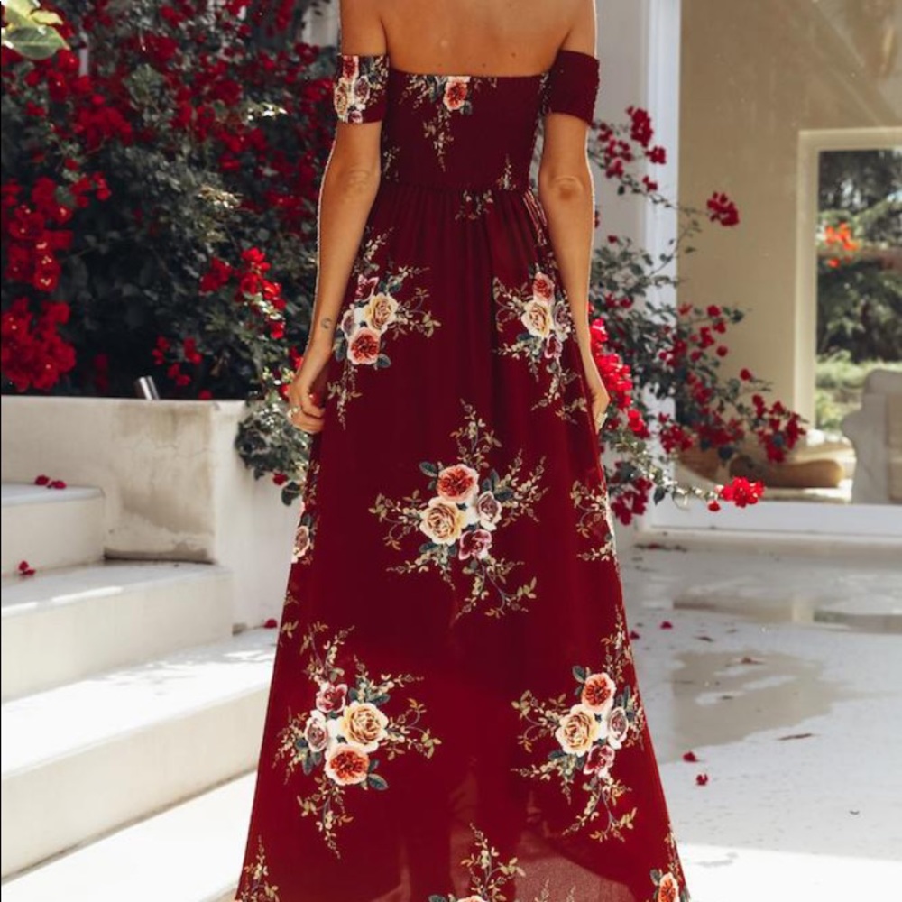 Floral off the shoulder dress - Picture 6 of 6